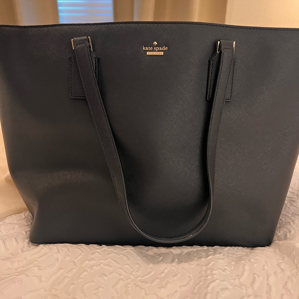 Kate Spade black tote bag with dust bag